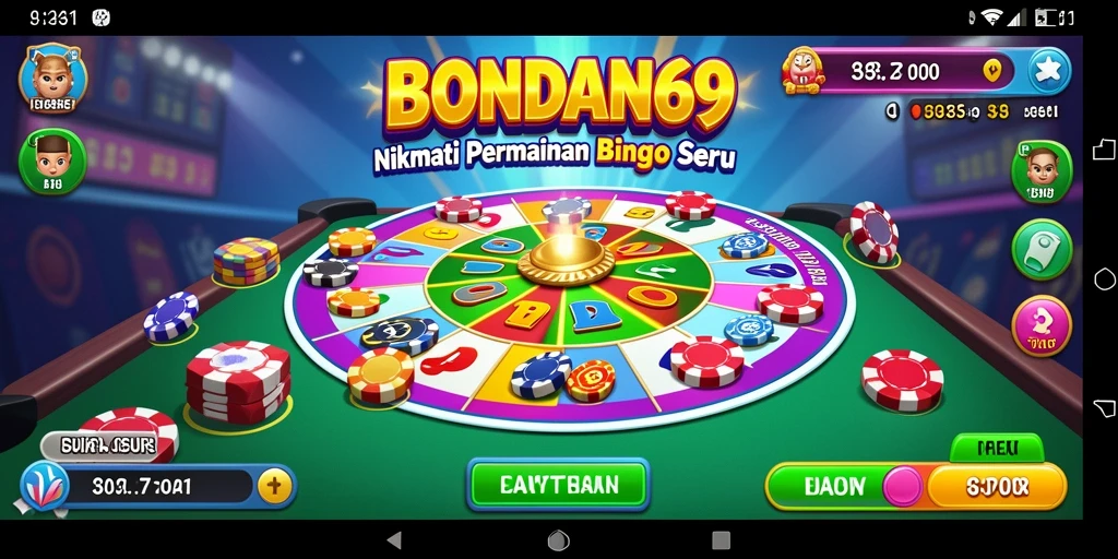 Screenshot gameplay BONDAN69 yang menampilkan keseruan bermain Bingo.