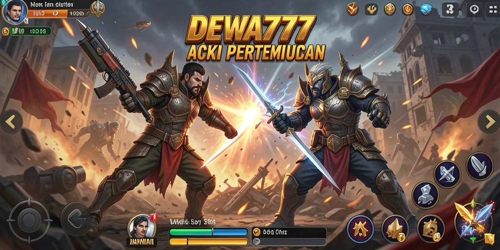 Tampilan gameplay seru dalam DEWA777 dengan aksi yang mendebarkan.