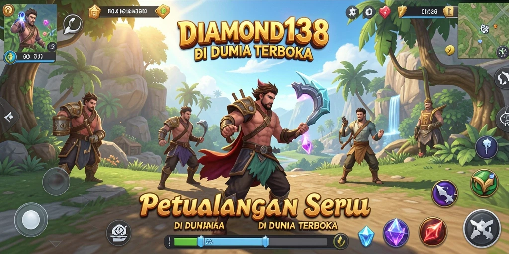 Tampilan gameplay Open World yang penuh petualangan dan eksplorasi.