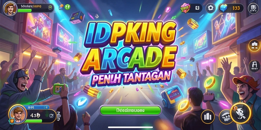 Screenshot IDPKING menampilkan aksi seru dalam gameplay Arcade.