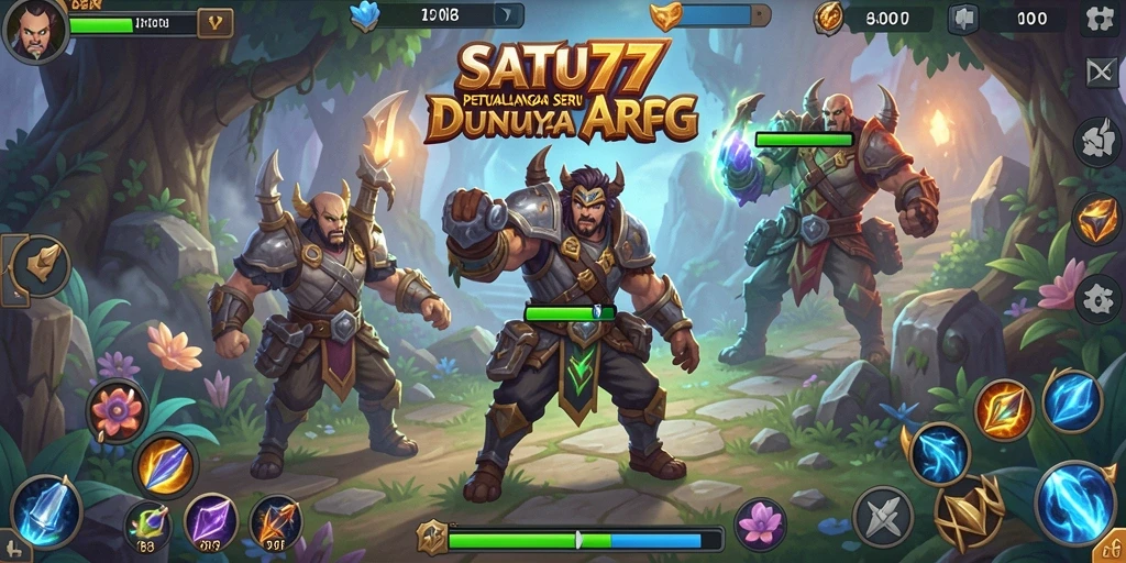 Screenshot gameplay SATU77 menampilkan aksi pertarungan yang intens dan mendebarkan.