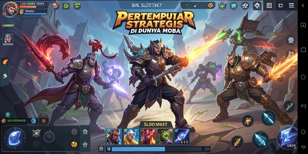 Tampilan seru dari pertempuran dalam game SLOT367.