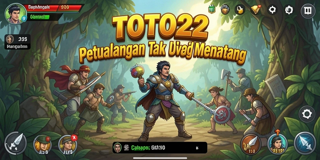 Screenshot gameplay TOTO22 menampilkan petualangan yang penuh aksi.