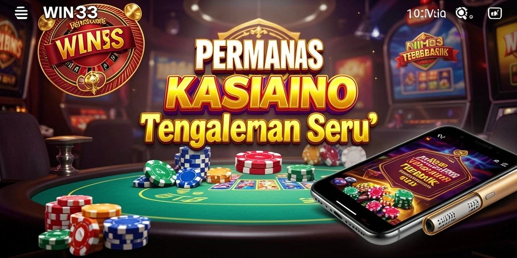Screenshot gameplay WIN33 menampilkan aksi seru permainan Kasino.